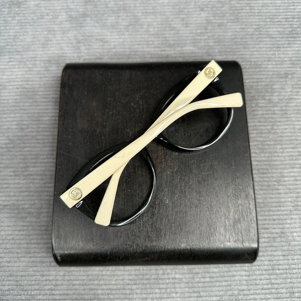 Michael Kors MK 6019 Champagne Beach Black Cream‎ Cat Eye Y2K Eyeglass 53-20-135